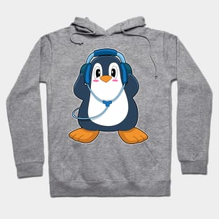 Penguin Headphone Music Hoodie